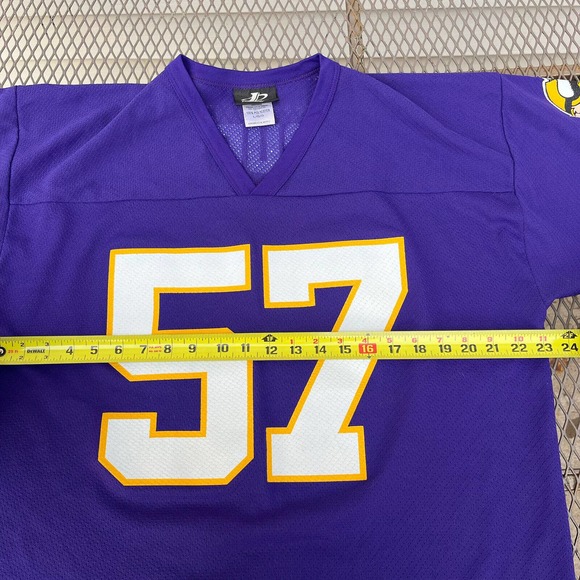 Minnesota Vikings Rudd NFL Football Jersey Purple Logo Athletic Size L - Picture 9 of 10